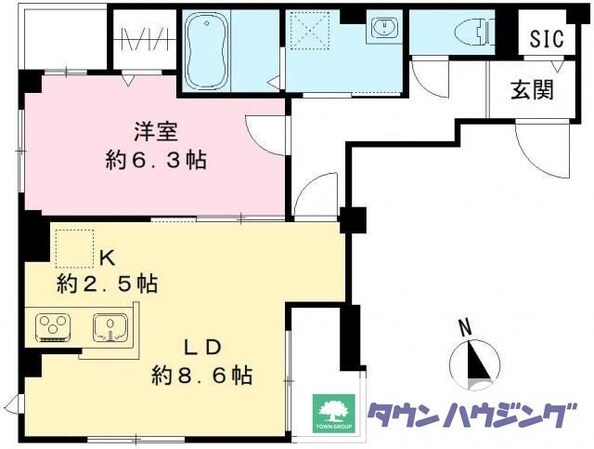 メゾン・エムの物件間取画像